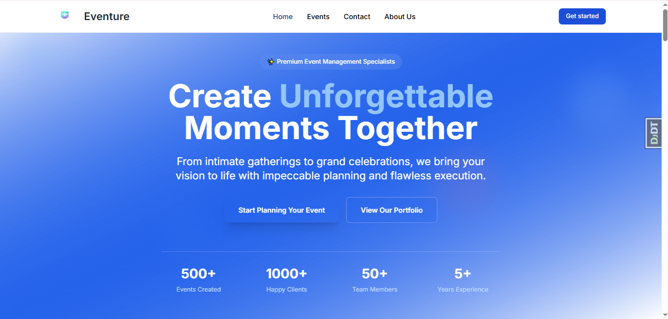 Eventure: Event Management Platform